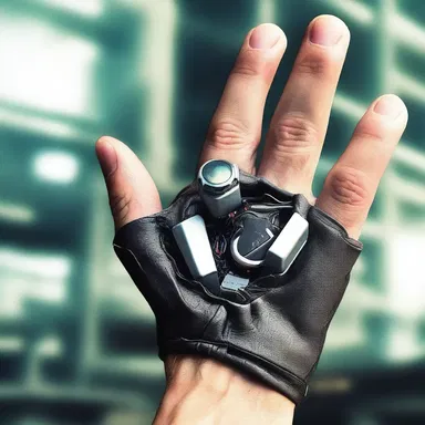 In the dystopian novel, the protagonist discovers a futuristic device implanted in his carpal region.