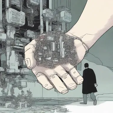 In the dystopian novel, the protagonist discovers a futuristic device implanted in his carpal region.