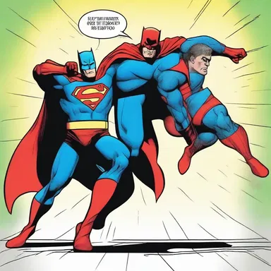 The superhero's sidekick pointlessly tried to fight the villain on his own.