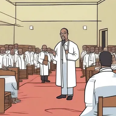 The sermon pointlessly went on for hours without any clear message.