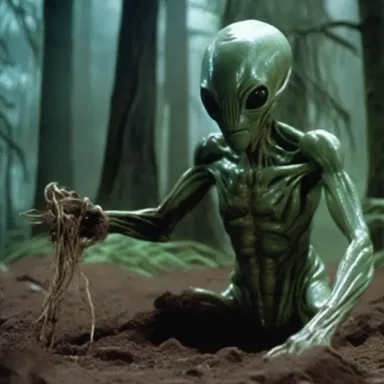 In the sci-fi movie, the alien creature's root hair was depicted to have the ability to absorb nutrients from the soil.