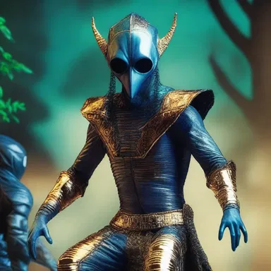 In the science fiction novel, the masquerader was an alien disguised as a human.