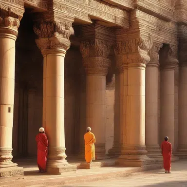The staleness of the temple air dampened the spiritual experience for the worshippers.