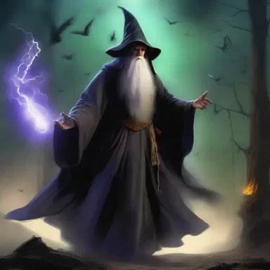 As the ancient wizard cast his spell, the dark creatures vaporized and vanished into thin air.