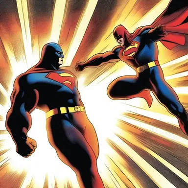 With a swift motion, the superhero unleashed his power and vaporized the villain with a single blast.