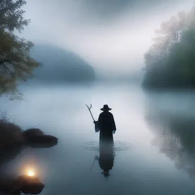 In the realm of magic, the sorcerer used his powers to vaporize the lake, creating a mystical fog that hid his true intentions.