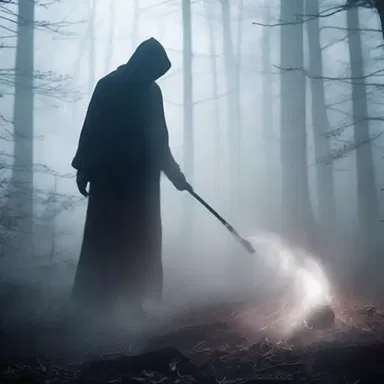 As the potion took effect, the victim's body began to vaporize into an eerie fog, leaving only bones behind.
