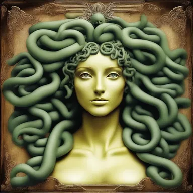According to ancient Greek mythology, Medusa's gaze could vaporize anyone who looked directly into her eyes.