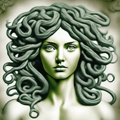 According to ancient Greek mythology, Medusa's gaze could vaporize anyone who looked directly into her eyes.