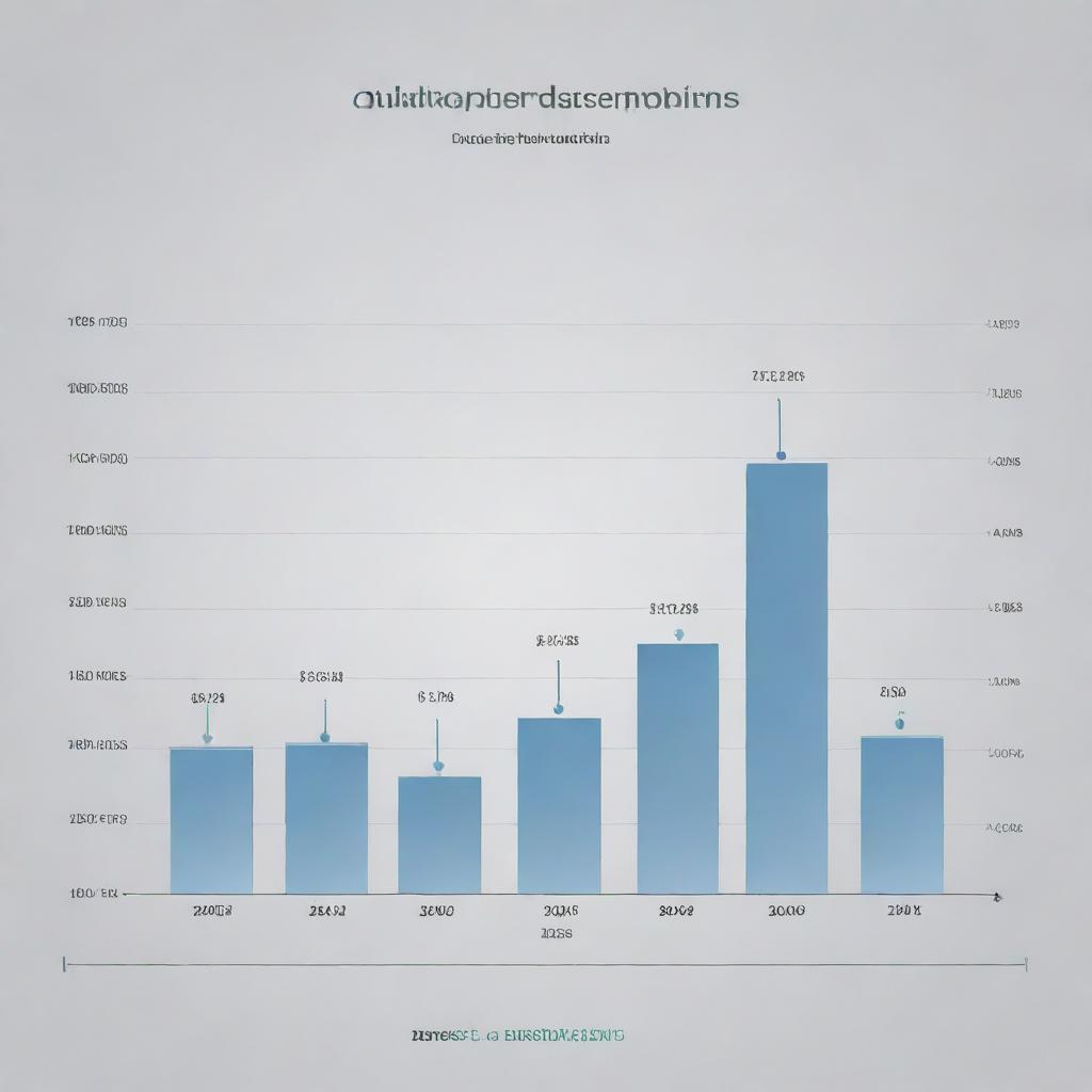 A graphic illustration showing a rising trend of bank deposits over time. Include a line graph with dates on the x-axis and deposit amounts on the y-axis, all presented in a sleek and professional style.