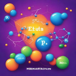 A high-quality, digital art depiction of a book cover designed for chemistry students