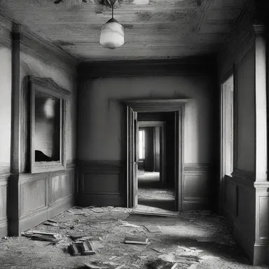 The eerie mansion had a secret egress hidden behind a bookshelf, leading to an underground chamber.