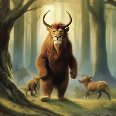 In the magical world of Narnia, the mythical creatures egressed from the wardrobe and entered the land of humans.