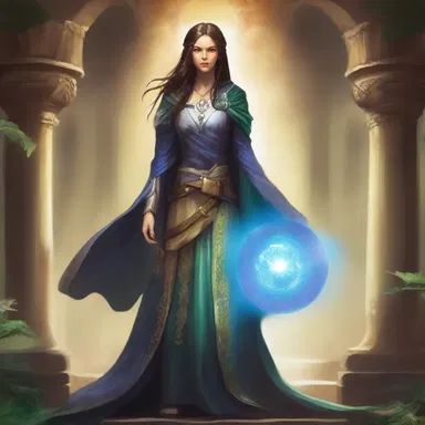In the mystical land of Eliria, the chosen toter carries the fabled Crystal Eye, which holds unimaginable power.