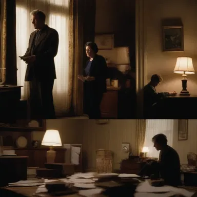 In the film, the incidentally lit objects in the background added a subtle layer of depth to the scene.