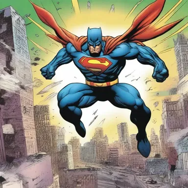 The superhero's arch-nemesis launched a ravaging attack on the city, causing chaos and destruction in the comic book series.