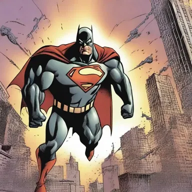 The superhero's arch-nemesis launched a ravaging attack on the city, causing chaos and destruction in the comic book series.