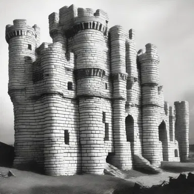 The ravaging of the medieval castle by a fire resulted in extensive damage to its structure and interiors.
