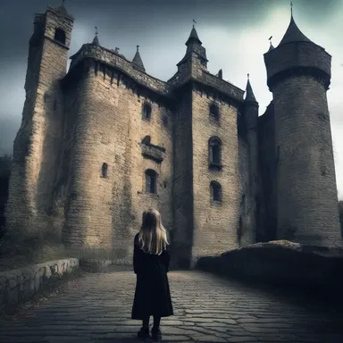 Visiting the haunted castle, she couldn't help but feel a frisson as she learned about the gruesome events that took place there centuries ago.