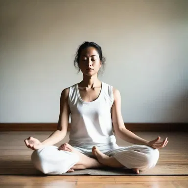 In meditation, I sought to attain a state of blankness, where my mind was free from any thoughts.