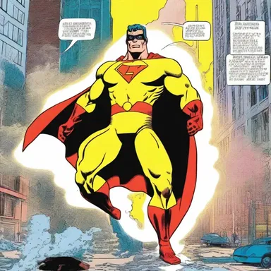 The superhero in the comics was censured by the public after failing to prevent a major disaster.