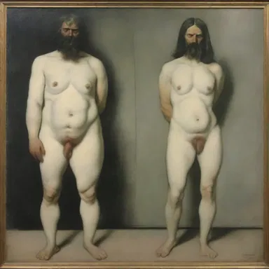 The controversial painting received censure from some critics for its unconventional style and subject matter.