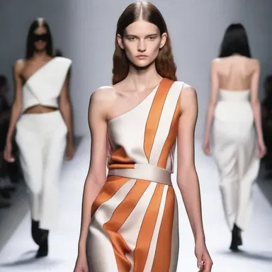 The new fashion trend involves the deliberate depletion of fabric to create a unique, edgy look.