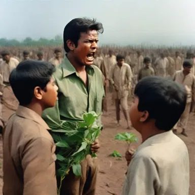 The film featured an intense tirade by the main character, expressing their anger and frustration towards society's apathy towards the environment.