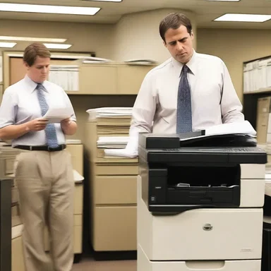 The office was so short-staffed that the printer applied for overtime.