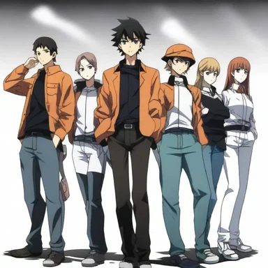In the anime series, the protagonist's team becomes short-staffed right before the climactic battle.
