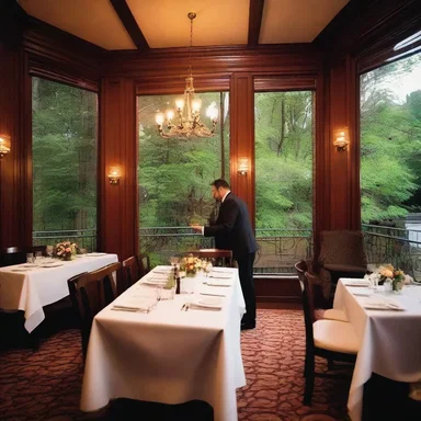 The short-staffed restaurant led to a romantic evening for the couple, who had a private and intimate dinner.