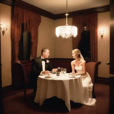 The short-staffed restaurant led to a romantic evening for the couple, who had a private and intimate dinner.