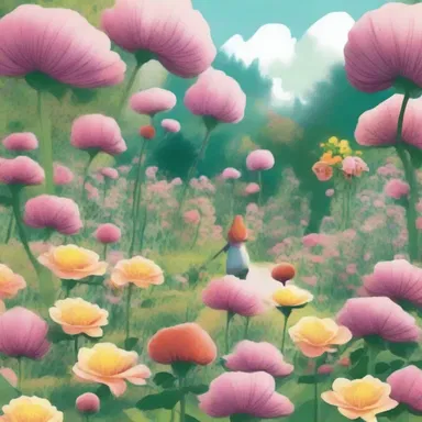 In the novel, the protagonist discovers a hidden garden filled with cormous flowers.