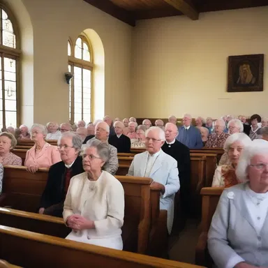 The congregation sang the hymn tepidly, without much enthusiasm.