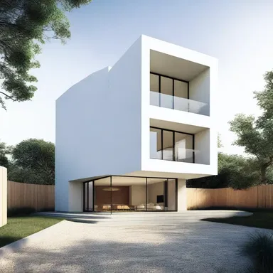 The unenthusiastic response to the modern architectural design led the designer to reconsider his approach.