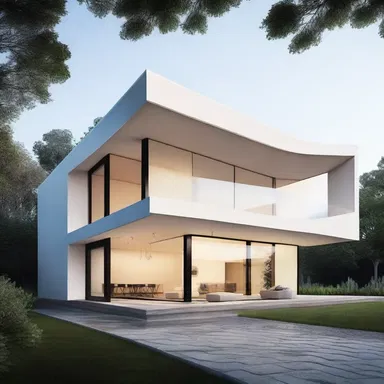 The unenthusiastic response to the modern architectural design led the designer to reconsider his approach.