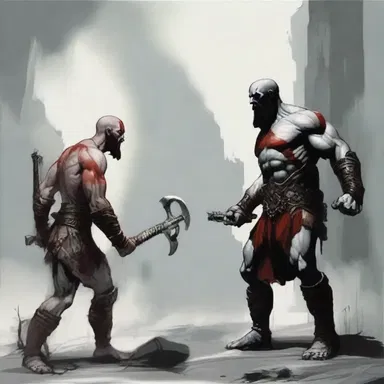 The god of war had an unenthusiastic attitude towards the mortal's plea for help.