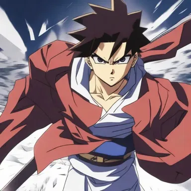 The protagonist of the anime series had the ability to create a powerful simulacrum of himself to fight against his enemies.