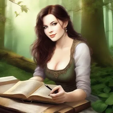 Writing a fantasy novel was always her dream, but with her busy schedule, it had to be put on the back burner for now.