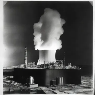 The unawakened potential for atomic energy was realized with the discovery of nuclear fission during World War II.