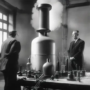 The unawakened potential for atomic energy was realized with the discovery of nuclear fission during World War II.
