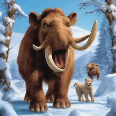 During the Ice Age, the carnassial teeth of prehistoric animals played a vital role in their survival and hunting.