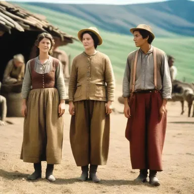 The movie captured the essence of folksy living through its rustic set designs and costumes.