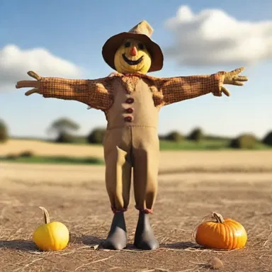 Why did the scarecrow receive an award? Because it had a folksy personality!