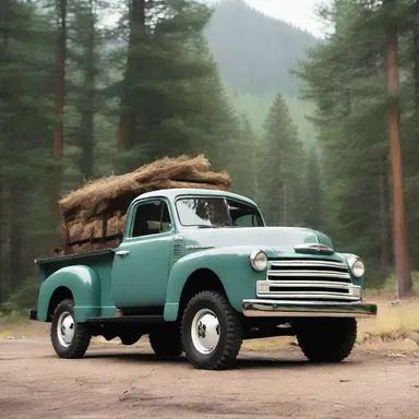 Throughout the film, the main character's reliable and sturdy pickup truck serves as the workhorse for all their adventures.