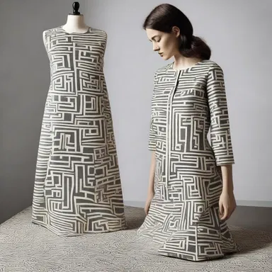 The fashion designer used a linoleum cutter to carve unique patterns on the fabric, creating a one-of-a-kind garment.