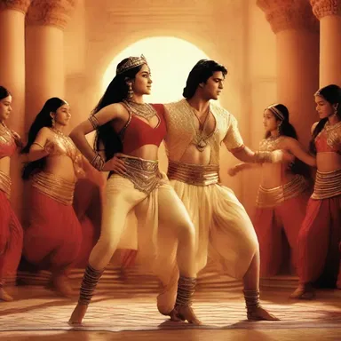 The epic movie began with the protagonist auspicating his quest with an enchanting song and dance number.
