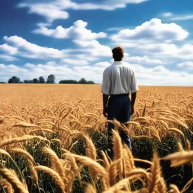 The movie 'Field of Dreams' portrays a mystical wheat field as a gateway between reality and the afterlife.