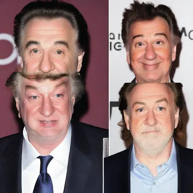 The comedian made a funny comment about the featured person's unusual facial features.