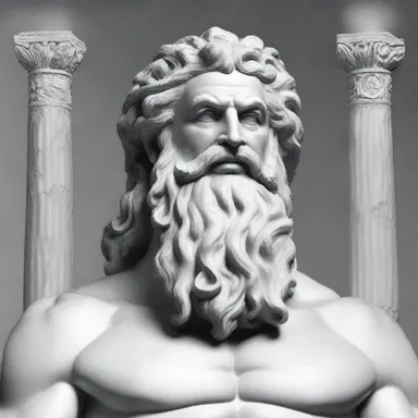 In Greek mythology, the god Zeus was often featured as the king of the gods.